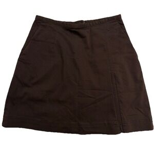 Nike Golf Dri Fit Brown Skort Womens 4SP Athletic Golf Skort Pockets